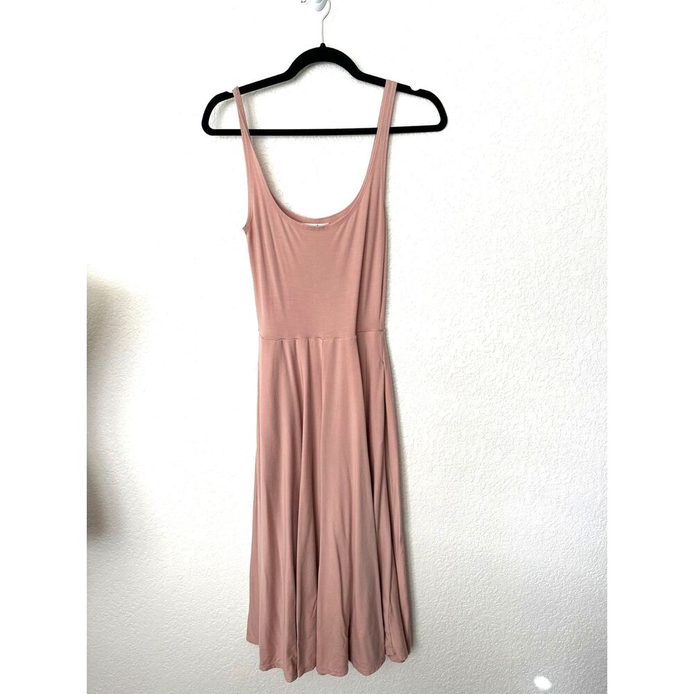 Reformation Rou Knit Midi Dress Pink Blush Size Small - Picture 3 of 10